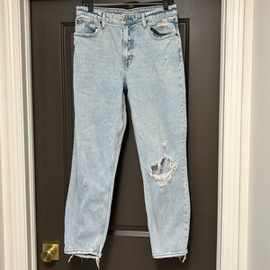 Abercrombie & Fitch The Mom High Rise curve love jeans 8L